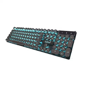 Clavier et souris ergonomiques filaires USB LED silencieux à 104 touches, universels pour PC, ordinateur portable, périphériques de jeu - Product Image 1