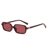 Nouvelles lunettes de soleil GM européennes et américaines à monture carrée, petites, UV400, monture complète, tendance mode féminine, pour la photographie de rue transfrontalière