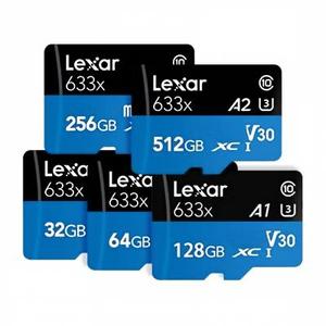 Carte mémoire flash <span class=keywords><strong>Lexar</strong></span> <span class=keywords><strong>633X</strong></span> originale 32 Go 64 Go 128 Go 256 Go Classe 10 U3 pour caméra de tableau de bord et stockage d'appareil photo - Product Image 3