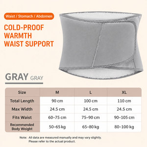 <span class=keywords><strong>Ceinture</strong></span> de soutien <span class=keywords><strong>lombaire</strong></span> chaude <span class=keywords><strong>pour</strong></span> l'hiver, doublée polaire, réglable, avec compression, <span class=keywords><strong>pour</strong></span> hommes et femmes - Product Image 5