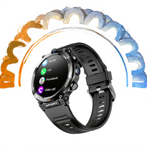 Đồng hồ thông minh mới về 2+16GB, <span class=keywords><strong>camera</strong></span>, pin 800mAh, chống nước IP67, dây đeo silicon, hỗ trợ SIM 4G, GPS, NFC, ứng dụng xã hội, tương thích <span class=keywords><strong>iPhone</strong></span> và Android - Product Image 3