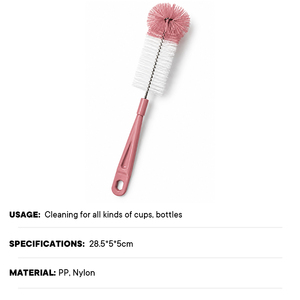 Nouvelle brosse de nettoyage biodégradable en nylon PP pour biberons et tous types de tasses et bouteilles - Product Image 6