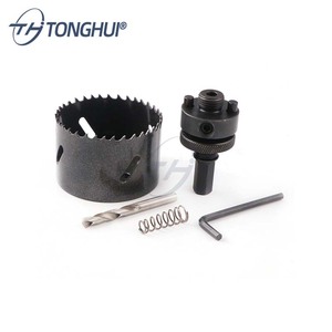 16-400mm Bi-<strong>metal</strong> Hole Saw Cutter Tool M42 Bi-<strong>metal</strong> <strong>Holesaw</strong> with Triangle Shank for Cutting <strong>Metal</strong> Plastic Wood - Product Image 1