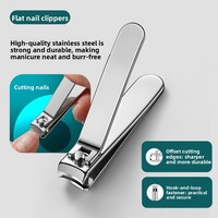 Kit de manucure et pédicure professionnel 9 pièces en acier inoxydable, ensemble de toilettage de voyage classique marron