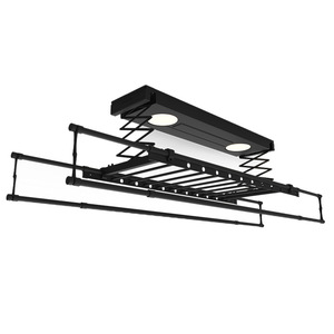 Intelligent electric clothes drying rack ultra-thin clothes dryer telescopic rod balcony remote control voice control - Product Image 3