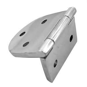 Charnière en forme de D en acier inoxydable 76x40x4mm, quincaillerie marine, charnière de porte de bateau, pièce de rechange - Product Image 2