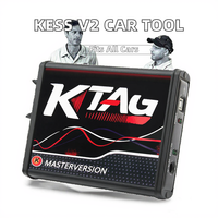 KTAG-Herramienta de Intermitente para Coche, Lector de Código de Diagnóstico ECU, PCB Rojo, V7.020, V2.25, 1 Año de Garantía, Versión Europea