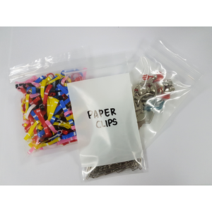 Bolsas WOP de LDPE Reciclables de Alta Calidad con Paneles para Escribir, para una Etiquetado Eficiente y una Mayor Trazabilidad en el Almacenamiento - Product Image 1