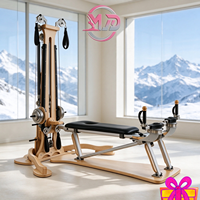 Reformer Pilates de qualité professionnelle pour studio, équipement de récupération du tronc réglable pour les salles de formation Pilates professionnelles