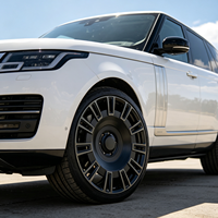 GS Vente Flash Jantes Forgées Sur Mesure Gris Brossé à Profil Profond 18 19 20 21 22 Pouces 5x112 5x114.3 5x130 5x120 pour Range Rover