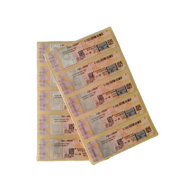 6Month Warranty Genuine OEM License Online Activation Pink Label for Win 11 Pro PC Key 25 Code COA Sticker DHL/FEDEX FreeShiping