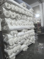 Tissu pour robe arabe à prix de gros compétitif, 100 % polyester, résistant au rétrécissement, léger, pour Thobe musulman
