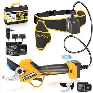 Swansoft 45mm không dây điện kéo cắt tỉa, 1150W 4AH pin sạc, làm vườn kéo - Product Image 1