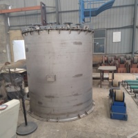 Équipement en titane pur TA2 sur mesure, réservoir sous pression en titane résistant à la corrosion pour l'industrie chimique et aquatique