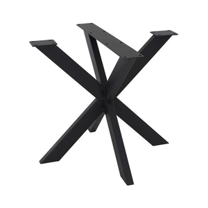 Piétement <span class=keywords><strong>de</strong></span> <span class=keywords><strong>table</strong></span> intégré en fer forgé avec pieds en métal <span class=keywords><strong>pour</strong></span> grands supports <span class=keywords><strong>de</strong></span> <span class=keywords><strong>plateau</strong></span> <span class=keywords><strong>de</strong></span> <span class=keywords><strong>table</strong></span> – Fourniture directe usine - Product Image 2