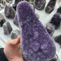 Artesanato De Cristal Natural Fengshui Energia Ametista Gruta Cluster Ametista Geode Cluster Do Brasil Office Store Feng Shui
