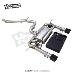 Échappement Catback Valvetronic personnalisé pour <span class=keywords><strong>Audi</strong></span> TT/<span class=keywords><strong>TTS</strong></span> 2.0T 2015-2019 <span class=keywords><strong>Tuning</strong></span> SUS304 système d'échappement Catback de tuyaux en acier inoxydable - Product Image 6
