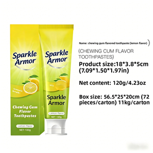 Dentifrice blanchissant pour les dents à la citronne, 120g, pour une haleine fraîche, soins bucco-dentaires pour adultes - Product Image 5