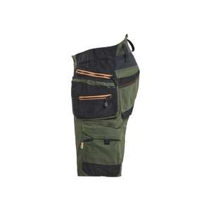 BLAKLADER - 197211494240C56 Short Craftsman extensible dans les deux sens Vert forêt/rouille-PANTALON DE TRAVAIL EAN 7330509951651 - Product Image 4