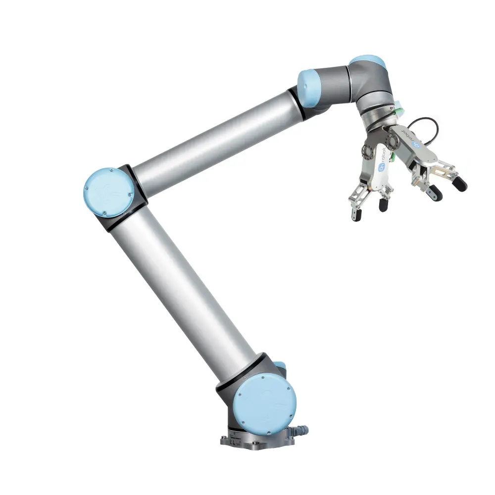 Robot Universal UR10 Robot kolaborasi lengan Cobot dengan Gripper OnRobot untuk rakitan Material tempat pengambilan CNC
