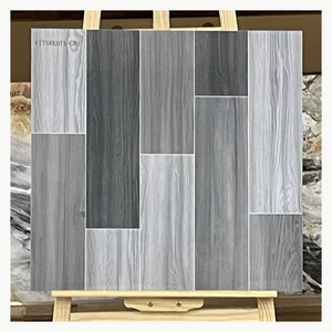 Baldosa de Cerámica con Diseño de Parqué en Color <span class=keywords><strong>Gris</strong></span> para Dormitorio, Sala de Estar y Comedor - Product Image 6