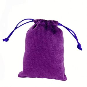 Bolsa de Terciopelo Personalizable con Cordón, Suave y Cómoda, Bolsa de Regalo para Joyería - Product Image 4