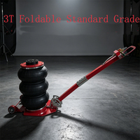 Outil de levage pneumatique gonflable portable de qualité standard pliable de 3 tonnes pour véhicules, idéal pour les interventions d'urgence automobile