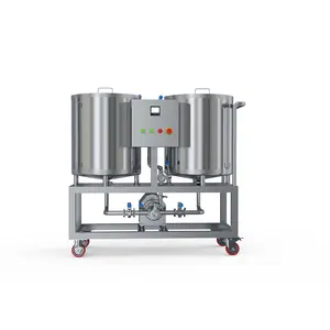 CARRY cleaning system movable 50L~ 400L CIP Cart double-layer caustic tank with heating element equips control cabinet