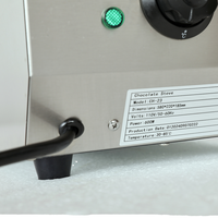 Nouvelle machine à chocolat électrique en acier inoxydable MINI à trois réservoirs, chauffe-chocolat et machine à faire fondre pour cuisine commerciale