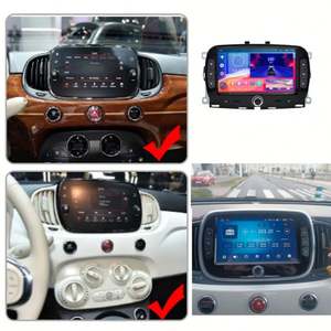 Reproductor de Radio GPS para Auto con CarPlay Inalámbrico de 7 Pulgadas, 8+128GB, Android 12, IPS 2.5D, para Fiat 500 2015+, con CarPlay Integrado, GPS, DSP, Sin DVD - Product Image 3
