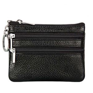 Portefeuille de téléphone classique personnalisé en cuir souple, porte-monnaie anti-RFID pour femmes et hommes, avec boucle à anneau - Product Image 1
