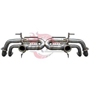 Tubo de Escape VORTEX OEM para AUDI R8 V10 5.2L, Sistema de Escape Deportivo de Acero Inoxidable, Acabado Azul Quemado, Alta Temperatura TIG - Product Image 6