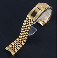 Correa de Lujo de 20 mm para Hombre Estilo Jubilee con Eslabones de Tornillo OEM, Brazalete de Acero Inoxidable 316L para Reloj ROLEX Daytona, Water Ghost, GMT, Submariner