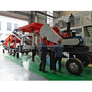 Diseño especial para la minería Planta de trituración de mandíbula móvil con trituradora de impacto de cono de mandíbula y trituradora de piedra de pantalla vibratoria - Product Image 6