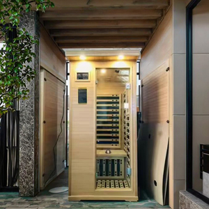 Sauna infrarouge hybride à spectre complet pour 2 à 3 personnes de luxe gratuit pour fret maritime - Product Image 1