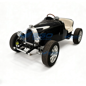 Voiture électrique miniature rétro classique, 4 roues, véhicule spécial de luxe pour enfants, structure en acier, couleur personnalisée, garantie 1 an - Product Image 6