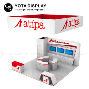 Stand d'exposition modulaire réutilisable Yota Xpanel, assemblage facile, installation rapide, présentoir en <span class=keywords><strong>bois</strong></span> pour salon professionnel - Product Image 4