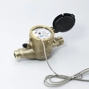 Residential Multi-Jet Dry Type Water Meter AWWA C708 NSF61 Approved Lead Free Brass Body / Extra Inlet Filter