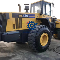 Hervorragende Leistung Gebrauchter Komatsu WA470 Radlader Baggerlader mit Hohem Lastmoment 7 Tonnen Dieselmotor Pumpe Versandbereit