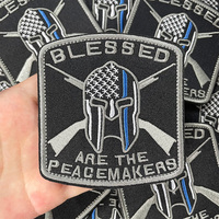 En gros, Patchs tactiques personnalisés en velcro, motif logo bouclier et crâne, brodés, pour veste, avec transfert de broderie extérieur