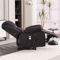 Chaise simple électrique réglable de sofa de relaxation de puissance de loisirs avec la télécommande et l'USB
