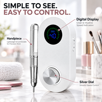 Machine à ongles portable rechargeable OEM avec logo personnalisé pour les acheteurs en gros