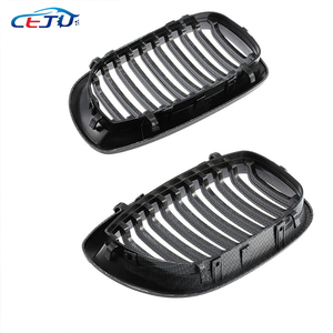 Rejilla delantera de riñón doble para BMW, parrilla de carreras con apariencia de fibra de carbono, para modelos <span class=keywords><strong>E46</strong></span> Coupe <span class=keywords><strong>325Ci</strong></span>, 330Ci, LCI, 2DR, años 2003 a 2006 - Product Image 5