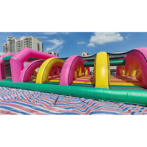 20x8m khổng lồ thổi lên Swing bắn chướng ngại vật bơm hơi cho trẻ em và người lớn ngoài trời xây dựng đội ngũ hoạt động đầy thử thách - Product Image 6