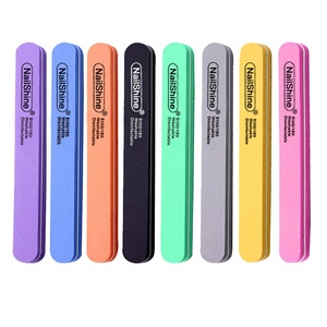 Lima de uñas de doble cara de grano 80, duradera, para manicura, pedicura y pulido. - Product Image 1