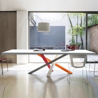 Vente en gros d'usine GEDO Table de salle à manger Offre Spéciale 6 places de luxe en bois massif