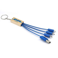 Câble de chargement de téléphone porte-clés en gros d'usine logo personnalisé 3 en 1 câble multi Usb câble de données