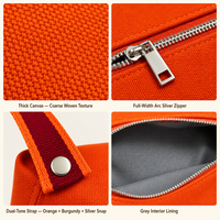 Sac de maquillage personnalisé à faible MOQ, sac cosmétique en toile avec poignée et fermeture éclair, grande capacité, pochette de voyage portable à suspendre pour femmes