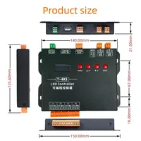 可编程LED控制器全彩智能灯条广告灯箱显示动态灯光效果Lededit