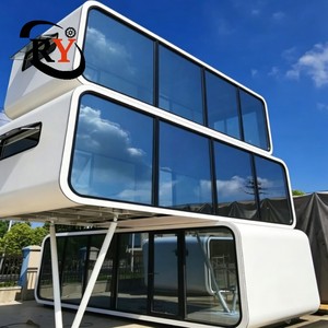 Cabane Apple à assemblage rapide, minimaliste et résistante aux intempéries, pour quai de yacht côtier, <span class=keywords><strong>manoir</strong></span> de vacances VIP haut de gamme - Product Image 2
